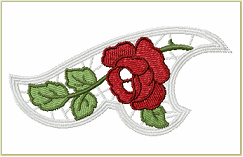 Lafayette Curl machine embroidery design