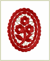 Dantela Lace Medallion machine embroidery design